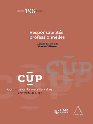 cover image of Responsabilités professionnelles